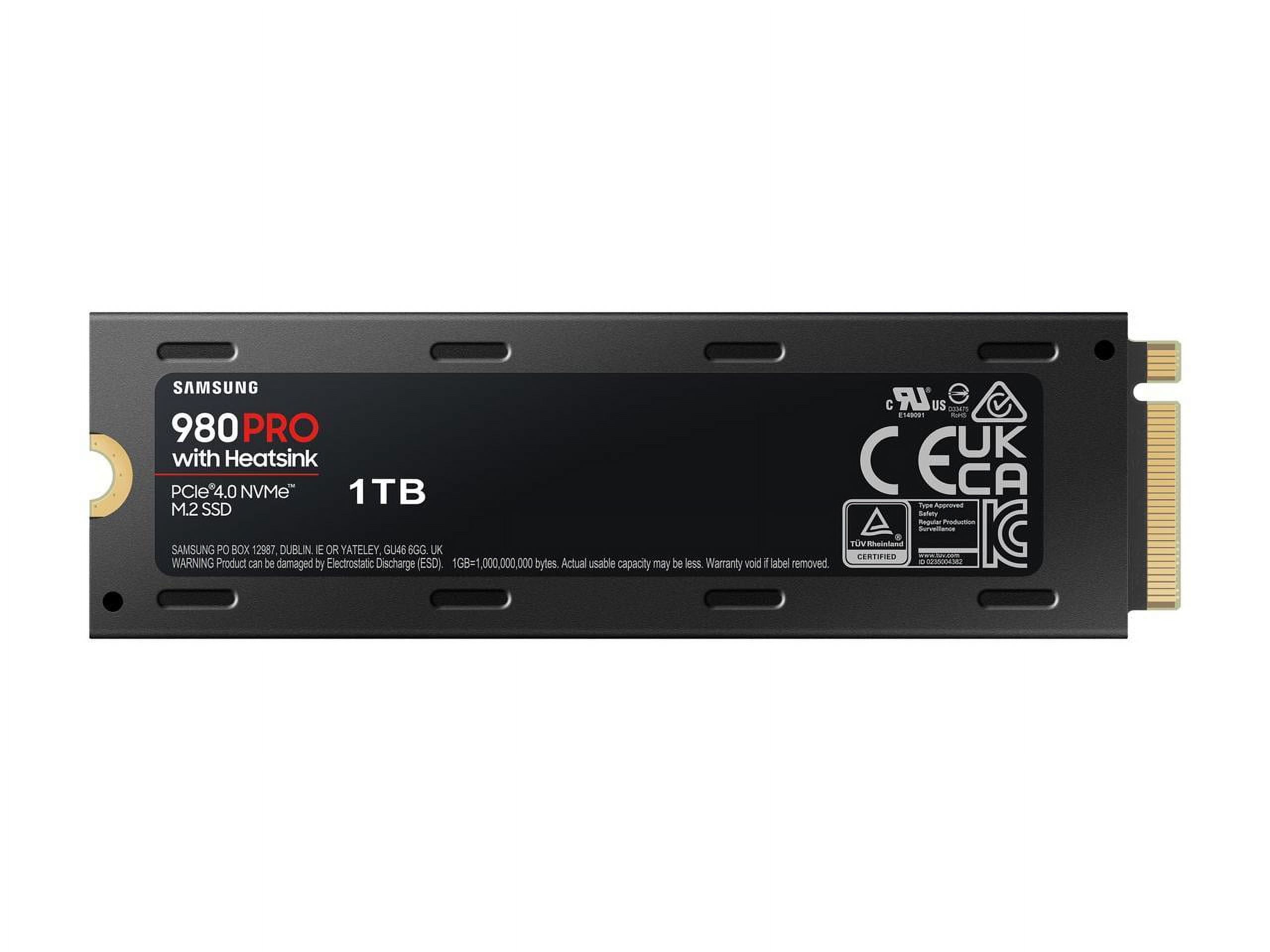 SAMSUNG 980 PRO M.2 2TB PCIe 4.0 SSD w/ Heatsink - High SAMSUNG 980 PRO M.2 2TB PCIe 4.0 SSD w/ Heatsink - High