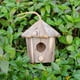 thumbnail image 4 of Casita de Madera para Pájaros de Exterior, Montada En La Pared, para Decoración de Jardín. Casita de Madera Natural con Cordón Colgante, Hábitat Seguro para Pájaros., 4 of 6