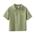 thumbnail image 1 of T-shirt à Manches Courtes pour Garçons, Col à Revers (4 15 Ans), 1 of 4