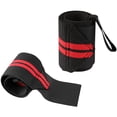thumbnail image 3 of Muñequera DeadLift FLhrweasw Correa Transpirable para Gimnasio Fitness Rojo, 3 of 5