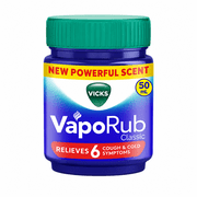 Vicks VapoRub Classic Over-the-Counter Medicine Balm for Cough & Cold Symptoms, 50 mL