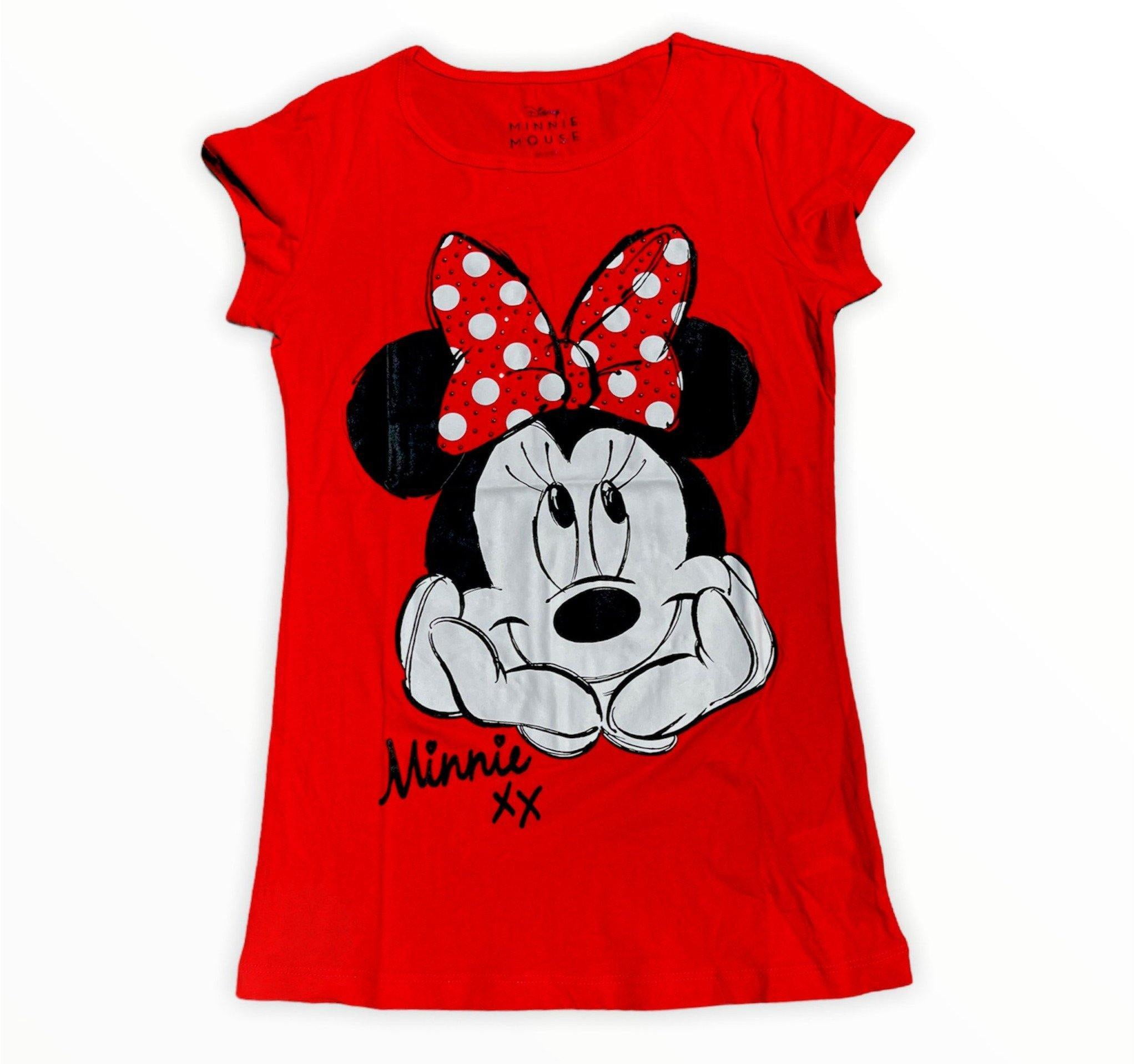 red minnie mouse shirt