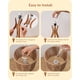 thumbnail image 4 of Lámpara EDISHINE Base de Madera 46 cm Pantalla de Ratán E26 120V, 4 of 8