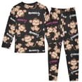 thumbnail image 2 of Monkey Pattern Cotton Pajamas 2 Piece Set Sleepwear Soft and Comfortable Homewear Nightwear, 2 of 7