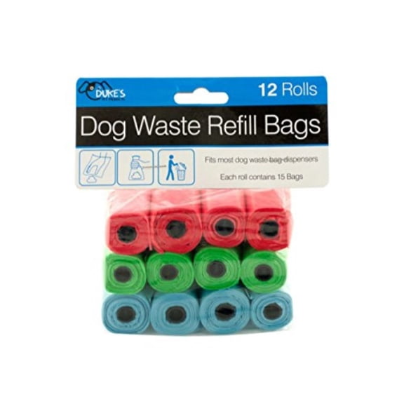 dog waste refill bags - pack of 12