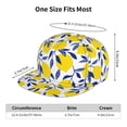 thumbnail image 4 of Hirioo Tropical Lemon for Baseball Cap Men Cap Flat Brim for Men Women Teens Adjustable Baseball Cap, 4 of 7