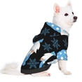 thumbnail image 2 of Fotbe Christmas Gnome Snowflake Sudadera con Estampado para Perros Pequeños – Suéter con Capucha para Mascotas, Tela Suave de Forro Polar con Bolsillo-X-Large, 2 of 7