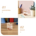 thumbnail image 3 of MOKKHNB miniature book shelf Miniature Bookshelf Acrylic Transparent for DIY Projects 1 PCS, 3 of 8