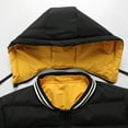 thumbnail image 4 of Men’s Winter Coat Hooded Jacket Thick Warm Ski Snowjacket，XL, 4 of 5