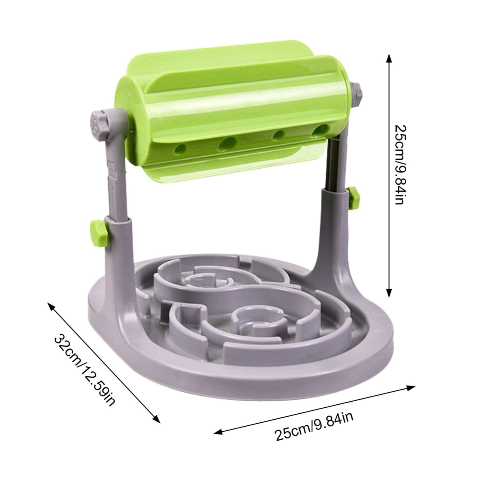 Pet Roller Slow Feeder Bowl Interactive Puzzle Dog Cat Slow Eating Bowl Anti Choke Roller Design Healthy Eating Pet Food Bowl for Dogs Cats Large Capacity