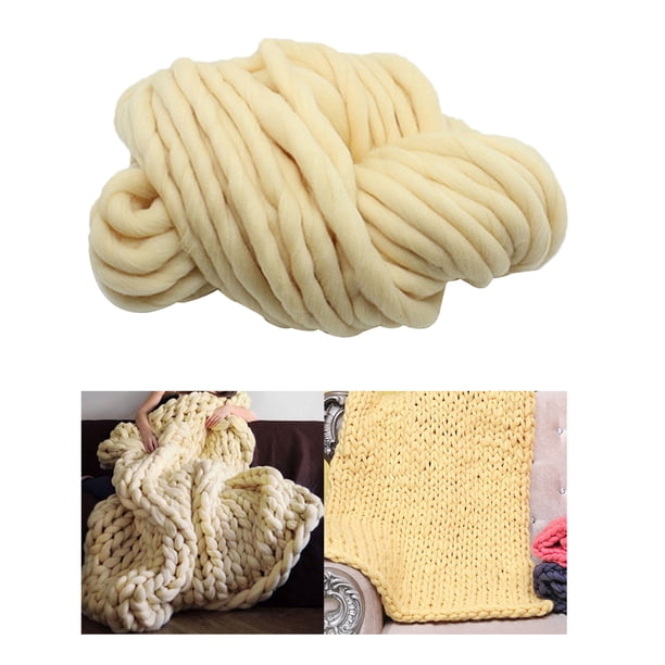 Manta para Sofá Cama de Punto Gruesa para Y Adultos, Manta de " Beige Macarena Throw Blanket