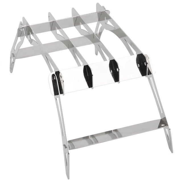 Soporte para barbacoa LHCER de Acero inoxidable plegable para camping y picnic
