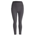 thumbnail image 2 of Women Stretch Compression Sportswear Casual Leggings Pants with Pocket Gray XL, 2 of 3