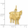 thumbnail image 4 of 10K Yellow Gold Pig Charm (20 X 16) Made In United States 10c786, 4 of 6