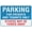Warning Sign 3, variant on Parking Sign 8"x12" Reflective Aluminum Metal Warning Signage With Symbol For Indoor Outdoor Use