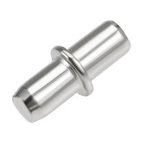 Unique Bargains Shelf Bracket Pegs 5x16mm Stainless Steel Cylindrical Shape Shelf Holder Support Pins for Furniture Bookcase 20Pcs