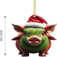 thumbnail image 3 of 10Pcs Pig Christmas Car Hanging Ornament Set for Holiday Decoration, Perfect for Adding Festive Charm to Your Vehicle, Durable and Easy to Install, Ideal for Gifting, 3 of 9