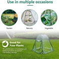 thumbnail image 4 of Cubierta emergente para invernadero, tienda de campaña pequeña de PVC transparente para cultivo de plantas, maceta de jardinería, refugio de flores para patio trasero y habitación cálida, 4 of 5