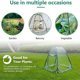 thumbnail image 4 of Cubierta emergente para invernadero, tienda de campaña pequeña de PVC transparente para cultivo de plantas, maceta de jardinería, refugio de flores para patio trasero y habitación cálida, 4 of 5