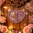 thumbnail image 4 of Dolly Pink Ornament, Acrylic Christmas Tree & Car Hanging Decoration, Glitter Country Music Fan Gift, Sparkling Pink Charm Ornament for Fans, 4 of 7