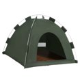 thumbnail image 1 of kurtrusly Tente Verte Résistante aux Rayures et Durable pour Chats Confort Extérieur L 48*48*42cm, 1 of 6