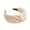 creamy-white, variant on Pure Color Wide-brimmed Fabric Hairband-knotted Headband Hairpin