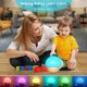 thumbnail image 2 of Luz nocturna para niños, luz nocturna LED USB con forma de hongo y control remoto, lámpara de noche para niños con 4 modos de iluminación y 16 colores, protección ocular suave y función de memoria., 2 of 5