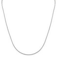 thumbnail image 1 of 925 Sterling Silver 1.25mm Mirror Box Chain Necklace Pendant Charm, 1 of 9