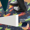 thumbnail image 2 of Yayeee Doormat for Inside 20"x32" Absorbent Low-Profile Washable Non-Slip Rubber Backed Entryway Rug, Colorful Space Cat, 2 of 8