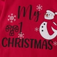 thumbnail image 6 of THJRPQJFD Baby 1st Christmas Outfit Christmas Outfits for Boys Toddler Girls Christmas Long Sleeve Onesies 6-9 Months 14/16 Girls Clothes Girls, Red 0-3 Months, 6 of 9