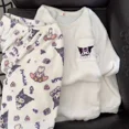 thumbnail image 2 of Conjunto de pijama de Hello Kitty para mujer, Pantalones suaves de tela elástica de lana de Anime, ropa de dibujos animados, regalo de cumpleaños, nuevo, 2 of 5