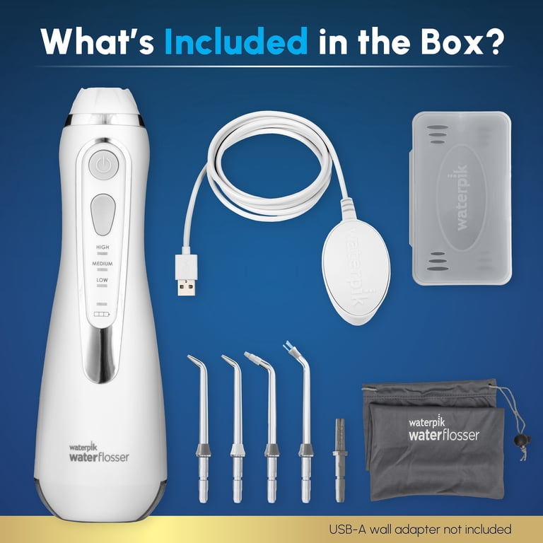 Waterpik Cordless Advanced Water Flosser, 3 Pressure Settings