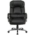 thumbnail image 7 of Flash Furniture HERCULES Series Big & Tall 500 lb. Rated Black LeatherSoft Executive Swivel Ergonomic Office Chair with Chrome Base and Arms, 7 of 7