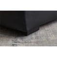 thumbnail image 3 of Bowery Hill Modern Faux Leather Yoga Relaxing Chaise in Black, 3 of 10