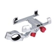 thumbnail image 1 of Soporte universal para teléfono para bicicleta, manillar para scooter, soporte giratorio de 360 ​​grados, abrazadera de aleación de aluminio para teléfono móvil, plateado Inevent EL5146-04B, 1 of 7