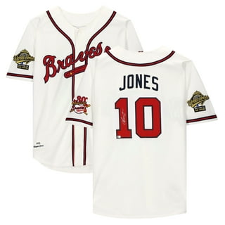 Mitchell & Ness Youth Atlanta Braves Chipper Jones Navy Cooperstown Collection Mesh Batting Practice Jersey