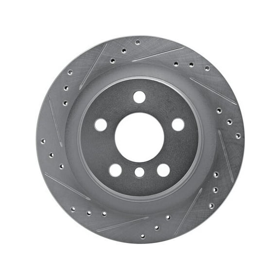 Rear Left Brake Rotor - Compatible with 2016 - 2025 BMW X1 xDrive28i 2017 2018 2019 2020 2021 2022 2023 2024