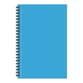 thumbnail image 2 of FENGGHAO Lake Blue A5 Lined Spiral Notebook 100 Pages Thick Wirebound Kraft Journal for Office Work Math Engineering, 2 of 9
