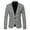 Silver, variant on toraway Men Suits Slim Fit Black and Gold Casual Men's 3D Sequin Suit Printed Pocket Lapel Button up Suit Suit Style Four S