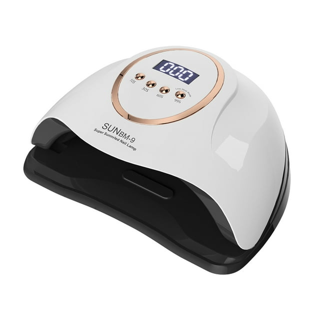 Black Gel Nail Polish,Valentines Nail Art Nail Lamp Quick Nail Dryer with 4 Timer Settings Lcd Display Led Gel Nail Lamp with Portable Handle Nail Art Curing Lamp for Manicure and Pedicure