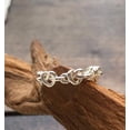 thumbnail image 2 of Para mi hija Para mi madre Anillo con cadena trenzada y eslabones Regalo para el Día de la Mujer, 2 of 7