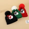 thumbnail image 5 of Chenyin Baby Infant Boys Girls Christmas Knit Hat Winter Beanie Cap Warm Hairball Woolen Hat for 1-4 Years Old, 5 of 9