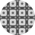 thumbnail image 1 of Ahgly Company Machine Washable Indoor Round Transitional Grey Gray Area Rugs, 7' Round, 1 of 7
