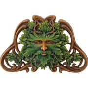 Winter Mistletoe Greenman Wall Plaque by Medieval Collectibles