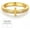 Gold, variant on Cross Ring for Women Non Tarnish, Cubic Zirconia Purity Ring for Christian, Engrave Let Go & Let God Dainty Trendy Religious Pray Ring