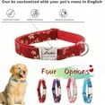 thumbnail image 3 of Personalised Velvet Dog Collar – Custom Name Engraved Pet Collar – Soft & Stylish Adjustable Collar&Leash for Small Medium Large Dogs – Luxury Look for Everyday Wear, 3 of 7