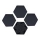 thumbnail image 2 of 4 piezas de losas para jardín, losas para caminos, losas de imitación para jardín, caminos y paisajismo exterior. Forma hexagonal, 2 of 8