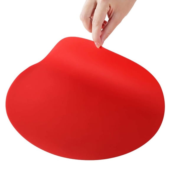 Dsseng Silicone Microwave Mat, Round Non-Stick Heat Resistant Baking Mat Set, BPA-Free Multipurpose Turntable Oven Mat Hot Pad Pot Holder for Home Kitchen Restaurant Dining Table Trivet