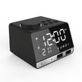 thumbnail image 1 of K11 Radio-Réveil Bluetooth 4.2 avec 2 Ports USB Réveil Numérique LED Décoration Maison Réveil de Table, 1 of 9