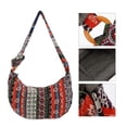 thumbnail image 3 of Bolso bandolera grande estilo hippie estilo tailandés para mujer, estilo hobo, con diseño floral, 3 of 7
